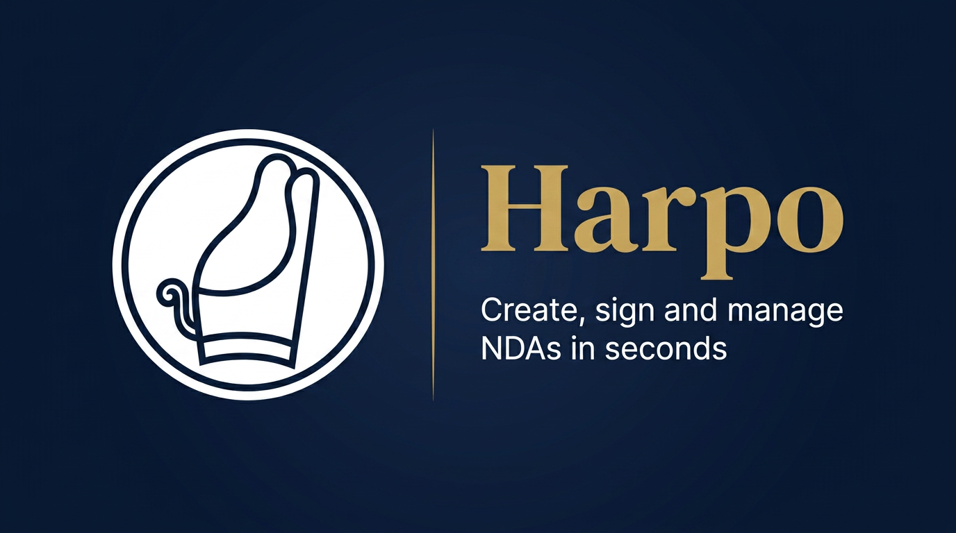 Harpo — Create, sign and manage NDAs in seconds